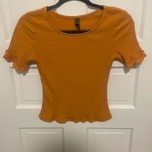 ☀️ Alya Lace Sleeve Top (Anthropologie)